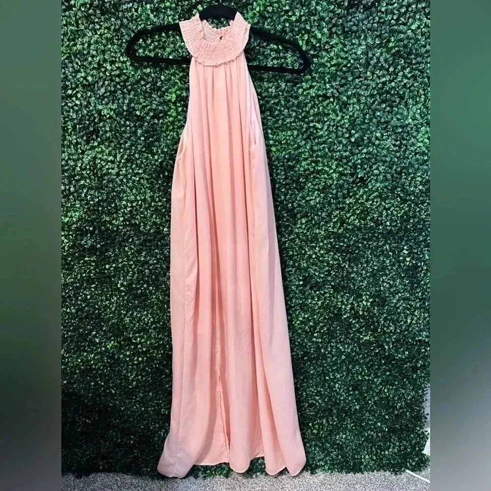 Pink Lily ALady Like You Maxi Dress Peach - Medium - Picture 3 of 8